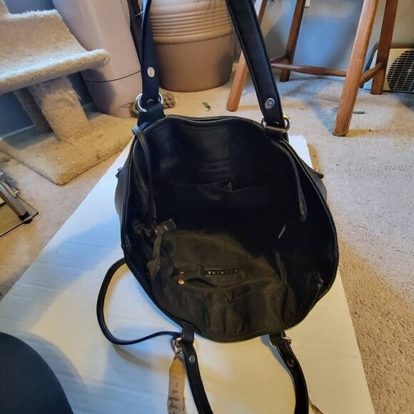 Rampage Faux Leather Black Quilted Tote - Picture 8 of 12